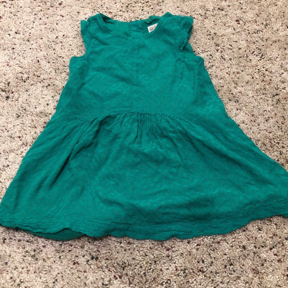 Cat & Jack Emerald Green Dress 2T